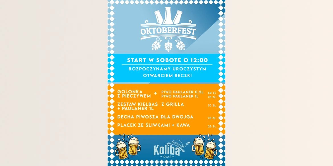 plakat Oktoberfest 14 października 2023